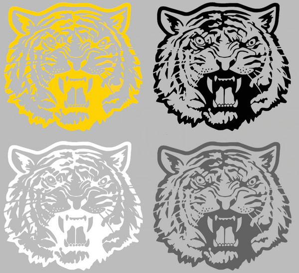 Grambling State Tigers Mascot Logo Premium DieCut Vinyl Decal PICK COLOR & SIZE