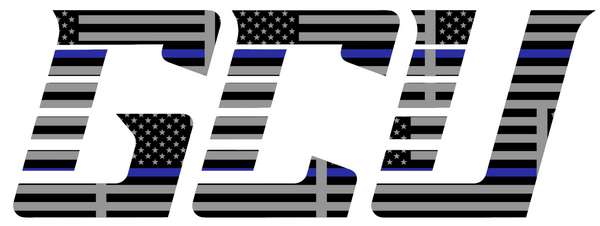 Grand Canyon Antelopes Team Logo Thin Blue Line American Flag Premium DieCut Vinyl Decal PICK SIZE