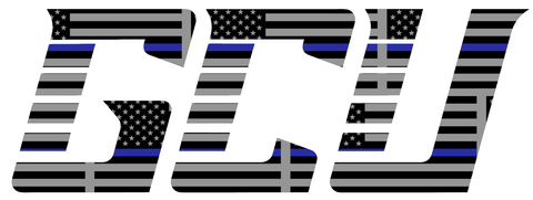 Grand Canyon Antelopes Team Logo Thin Blue Line American Flag Premium DieCut Vinyl Decal PICK SIZE