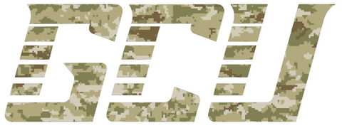 Grand Canyon Antelopes Team Logo Salute to Service Camouflage Camo Vinyl Decal PICK SIZE