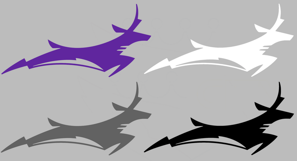 Grand Canyon Antelopes Mascot Logo Premium DieCut Vinyl Decal PICK COLOR & SIZE
