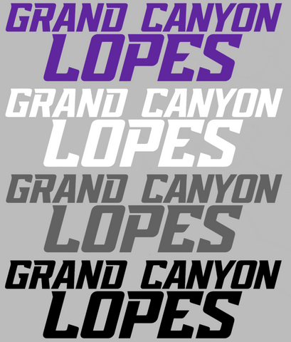 Grand Canyon Antelopes Team Name Logo Premium DieCut Vinyl Decal PICK COLOR & SIZE