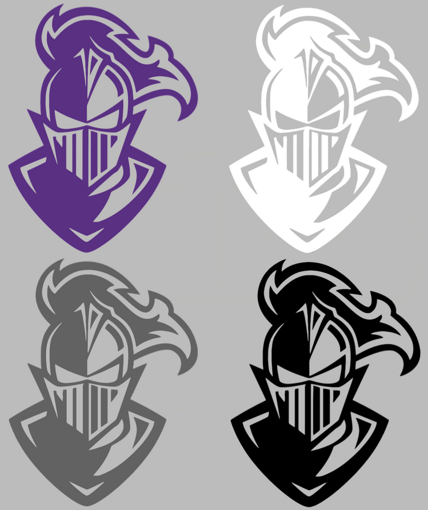 Furman Paladins Mascot Logo Premium DieCut Vinyl Decal PICK COLOR & SIZE