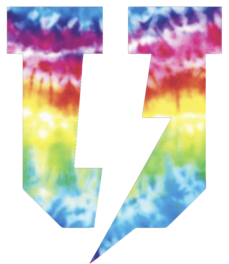 Union Dutchmen Alternate Logo Crucial Catch Cancer Tie Dye Vinyl Decal PICK SIZE