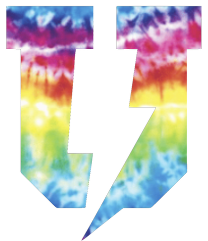 Union Dutchmen Alternate Logo Crucial Catch Cancer Tie Dye Vinyl Decal PICK SIZE