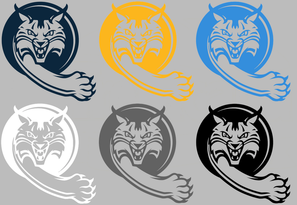 Quinnipiac Bobcats Alternate Logo Premium DieCut Vinyl Decal PICK COLOR & SIZE