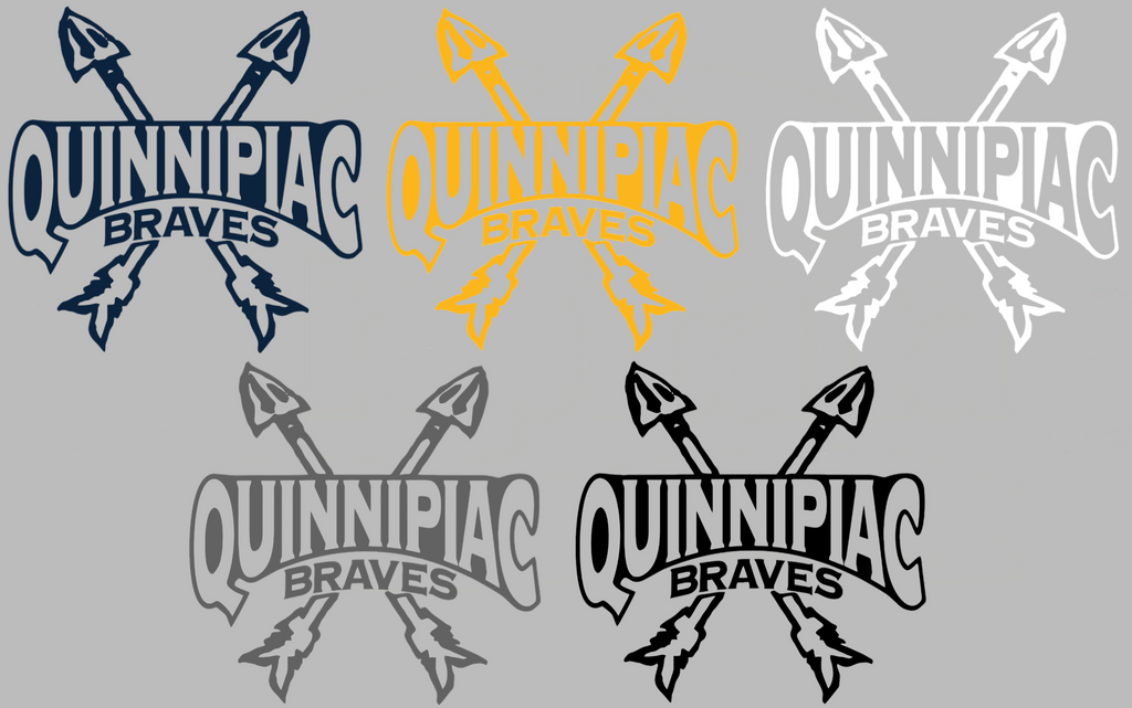 Quinnipiac Bobcats Retro Throwback Logo Premium DieCut Vinyl Decal PICK COLOR & SIZE