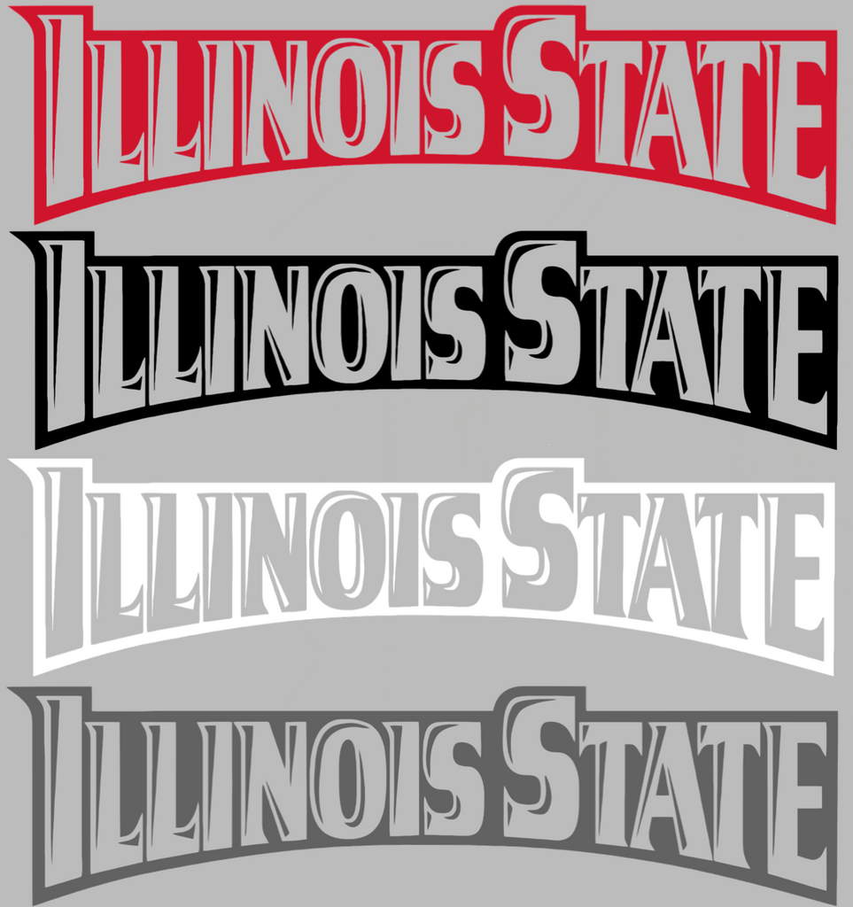 Illinois State Redbirds Team Name Logo Premium DieCut Vinyl Decal PICK COLOR & SIZE