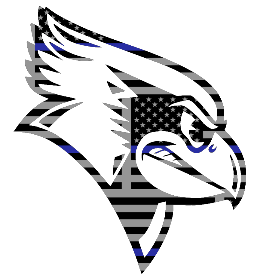 Illinois State Redbirds Team Logo Thin Blue Line American Flag Premium DieCut Vinyl Decal PICK SIZE