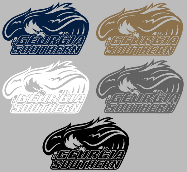 Georgia Southern Eagles Retro Throwback Logo Premium DieCut Vinyl Decal PICK COLOR & SIZE