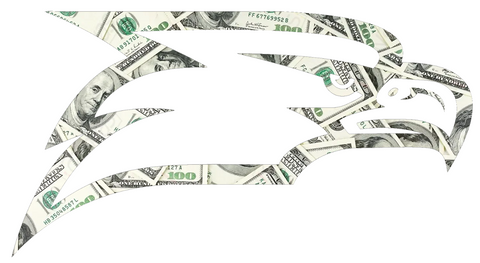 Georgia Southern Eagles Team Logo Money Print Premium DieCut Vinyl Decal PICK SIZE