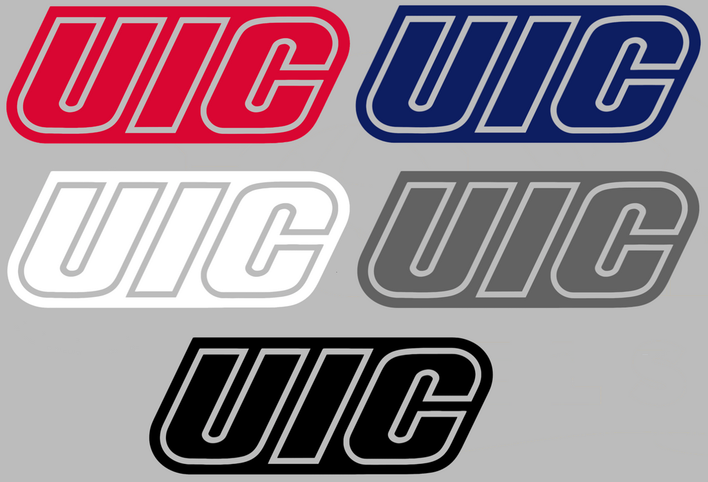 Illinois Chicago Flames Team Logo Premium DieCut Vinyl Decal PICK COLOR & SIZE