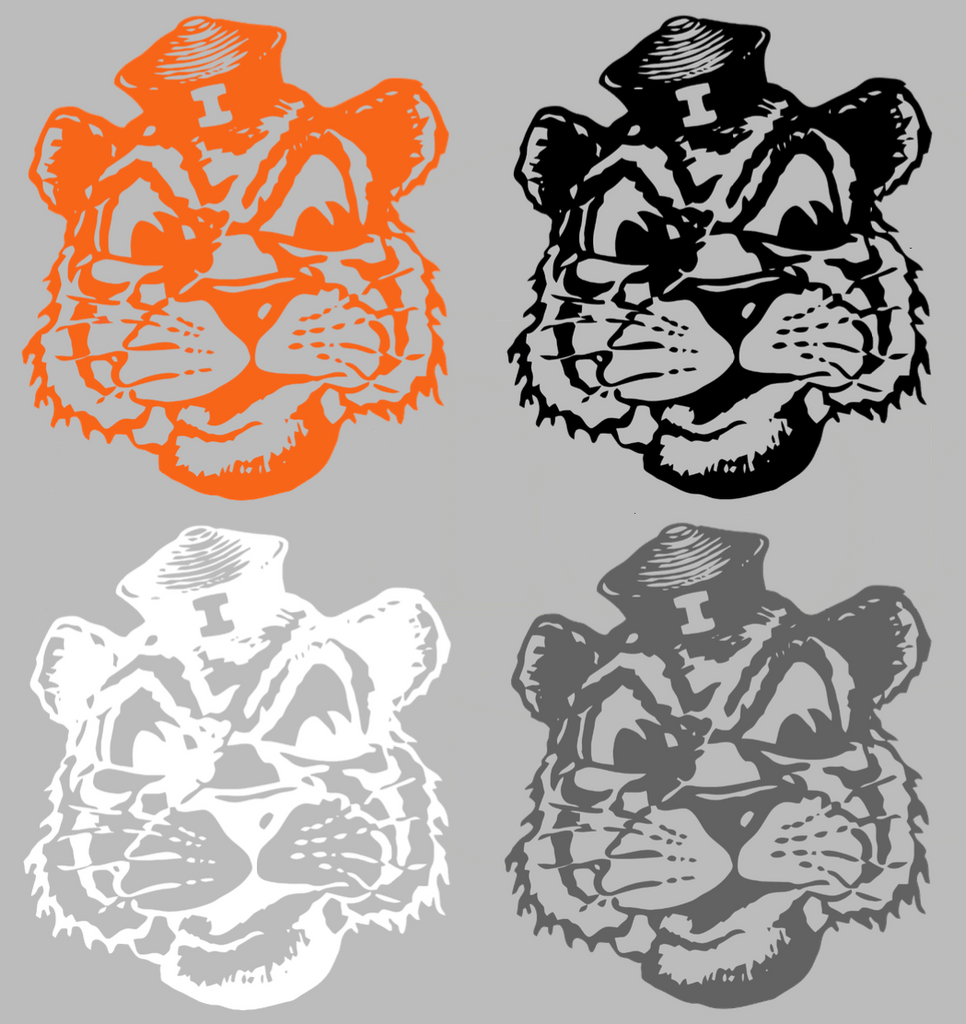 Idaho State Bengals Retro Throwback Logo Premium DieCut Vinyl Decal PICK COLOR & SIZE