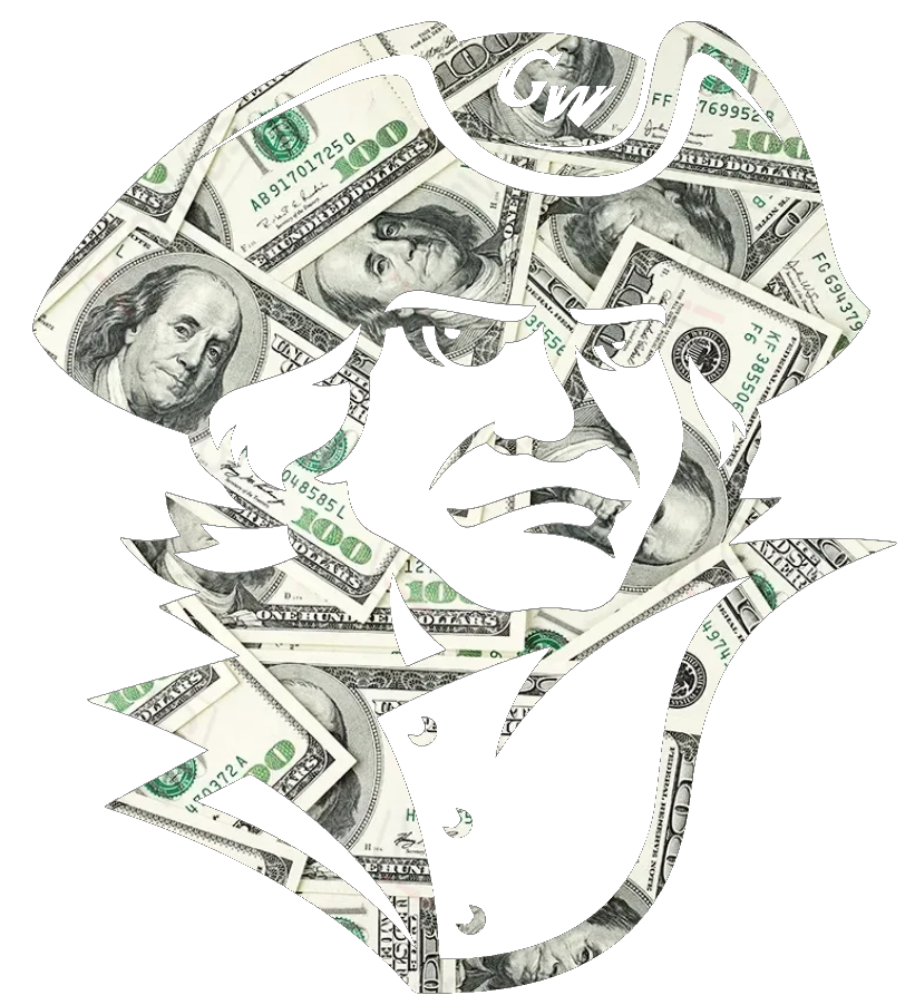 George Washington Colonials Mascot Logo Money Print Premium DieCut Vinyl Decal PICK SIZE