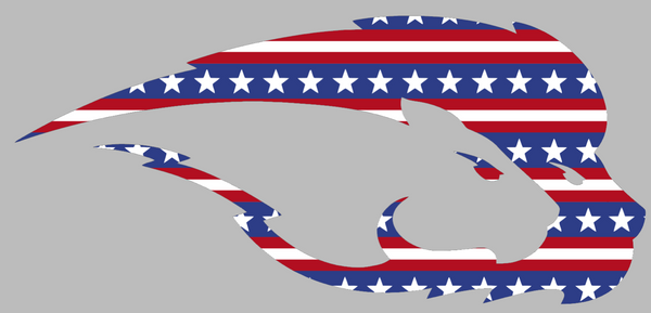 Hofstra Pride Team Logo Stars & Stripes USA American Flag Vinyl Decal PICK SIZE