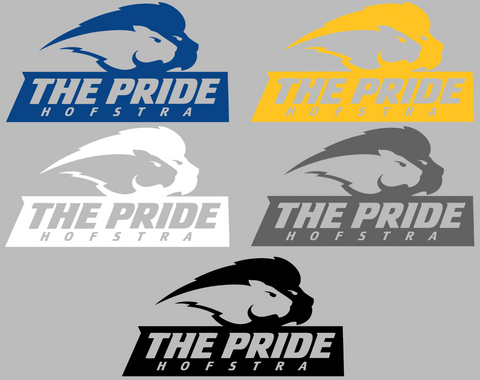 Hofstra Pride The Pride Logo Premium DieCut Vinyl Decal PICK COLOR & SIZE