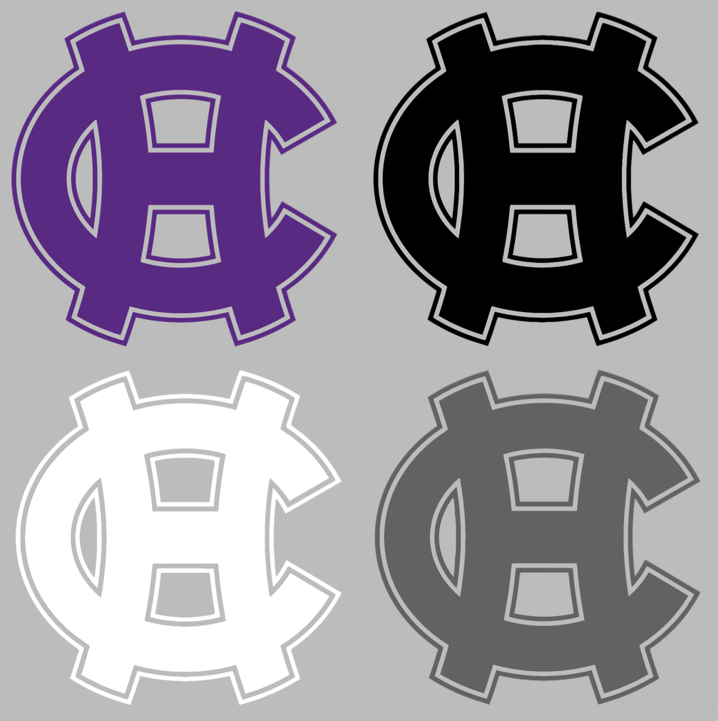 Holy Cross Crusaders HC Logo Premium DieCut Vinyl Decal PICK COLOR & SIZE