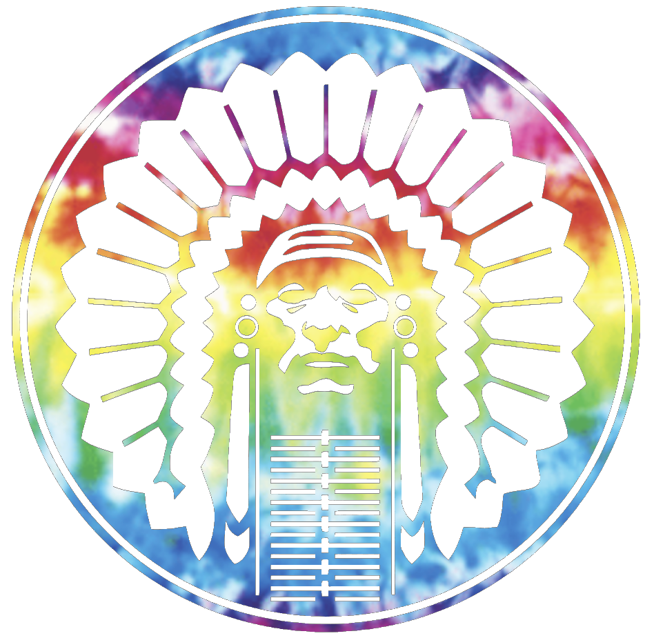 Illinois Fighting Illini Retro Throwback Logo Crucial Catch Cancer Tie Dye Vinyl Decal PICK SIZE