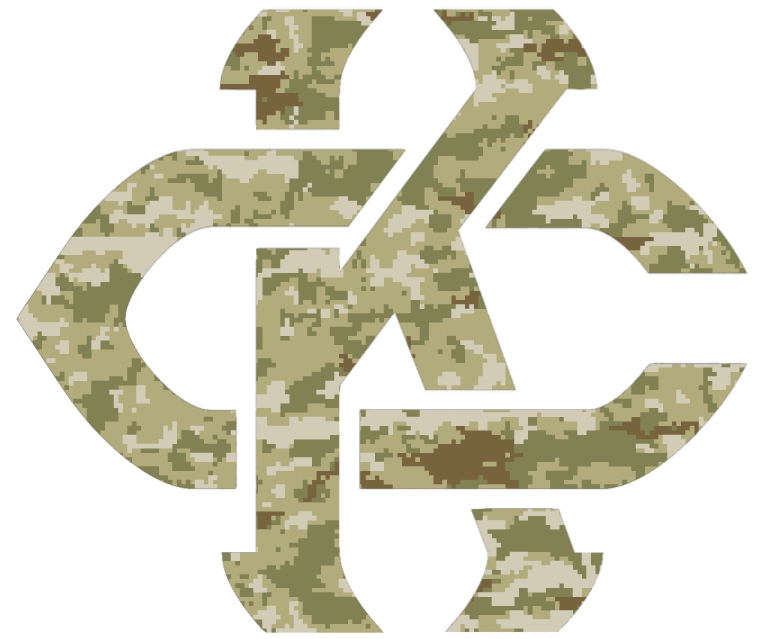 Kansas City Roos KC Logo Salute to Service Camouflage Camo Vinyl Decal PICK SIZE