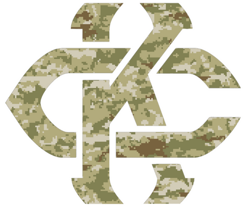 Kansas City Roos KC Logo Salute to Service Camouflage Camo Vinyl Decal PICK SIZE
