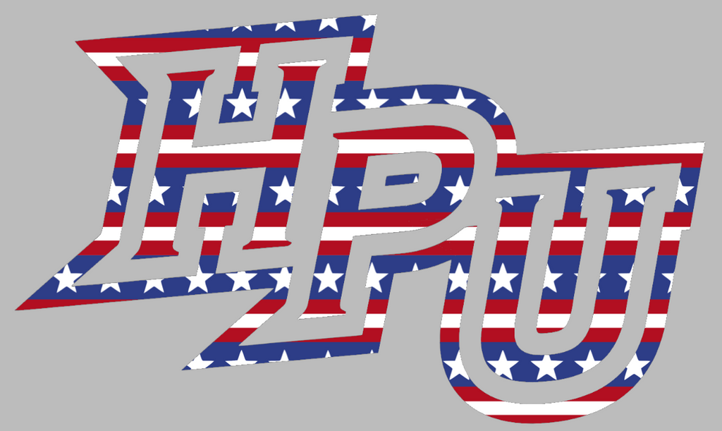High Point Panthers Team Logo Stars & Stripes USA American Flag Vinyl Decal PICK SIZE