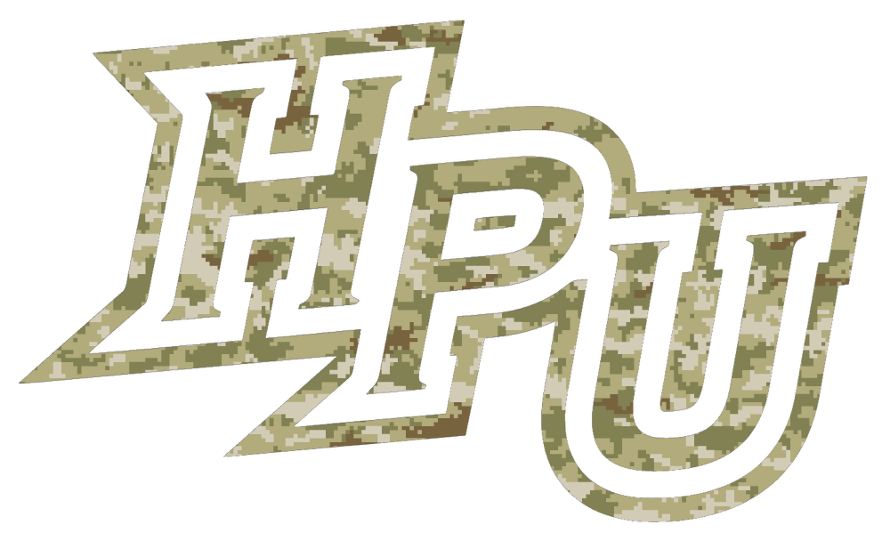 High Point Panthers Team Logo Salute to Service Camouflage Camo Vinyl Decal PICK SIZE