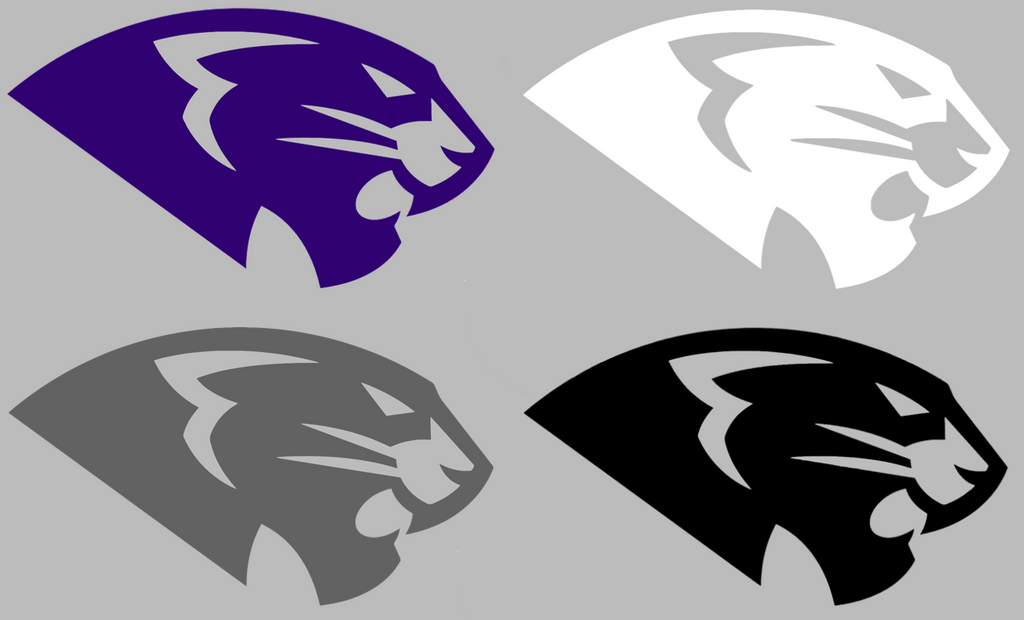 High Point Panthers Mascot Logo Premium DieCut Vinyl Decal PICK COLOR & SIZE