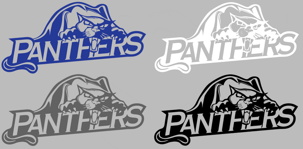 High Point Panthers Retro Throwback Logo Premium DieCut Vinyl Decal PICK COLOR & SIZE