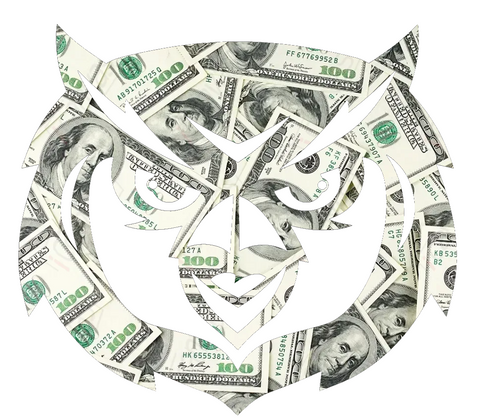 Kennesaw State Owls Mascot Logo Money Print Premium DieCut Vinyl Decal PICK SIZE