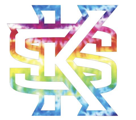 Kennesaw State Owls Team Logo Crucial Catch Cancer Tie Dye Vinyl Decal PICK SIZE