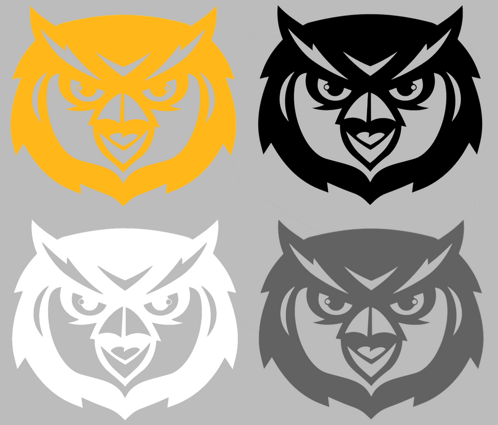 Kennesaw State Owls Mascot Logo Premium DieCut Vinyl Decal PICK COLOR & SIZE