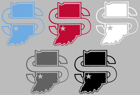 Indiana State Sycamores Retro Throwback Logo Premium DieCut Vinyl Decal PICK COLOR & SIZE