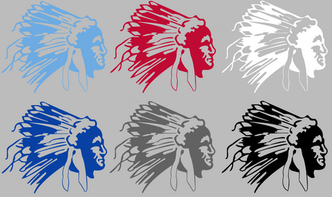 Indiana State Sycamores Retro Throwback Logo Premium DieCut Vinyl Decal PICK COLOR & SIZE