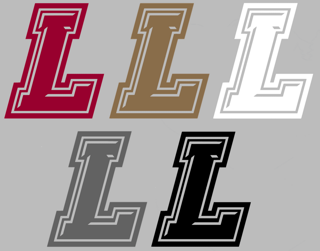 Lafayette Leopards L Logo Premium DieCut Vinyl Decal PICK COLOR & SIZE