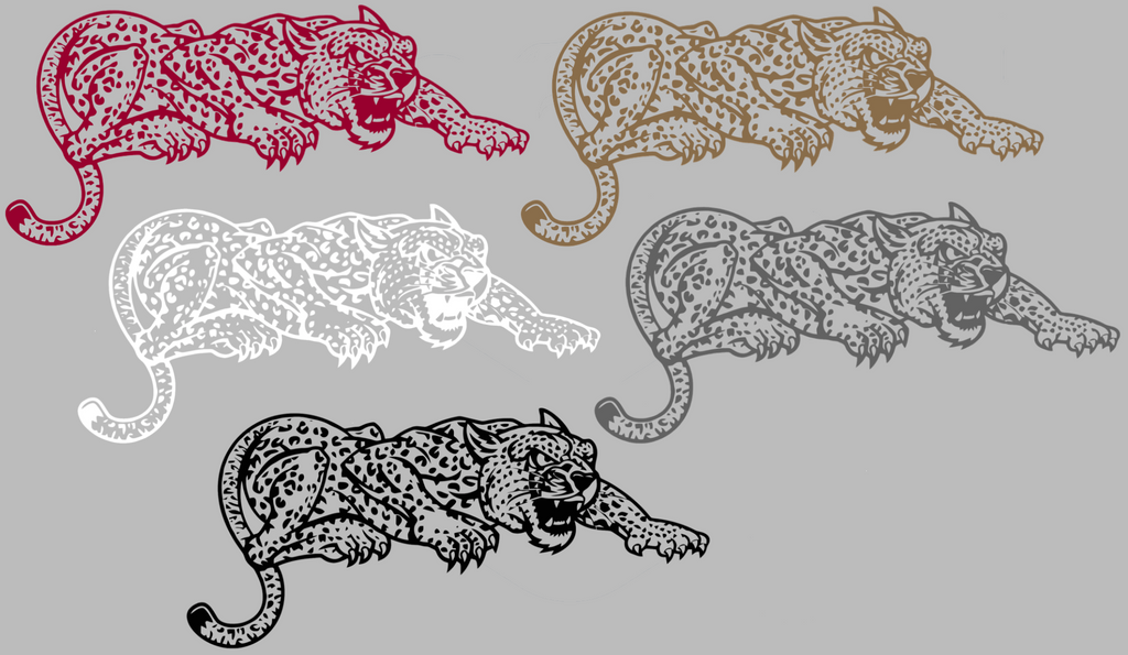 Lafayette Leopards Mascot Logo Premium DieCut Vinyl Decal PICK COLOR & SIZE