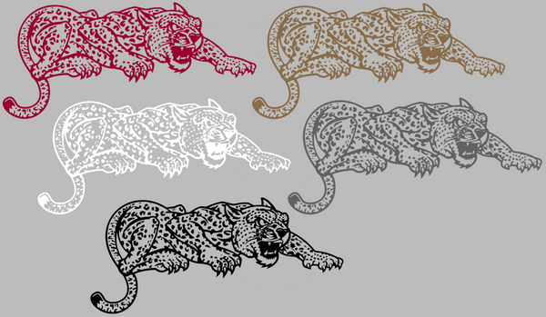 Lafayette Leopards Mascot Logo Premium DieCut Vinyl Decal PICK COLOR & SIZE