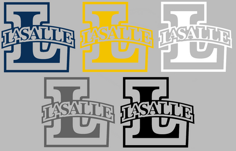 La Salle Explorers Team Logo Premium DieCut Vinyl Decal PICK COLOR & SIZE