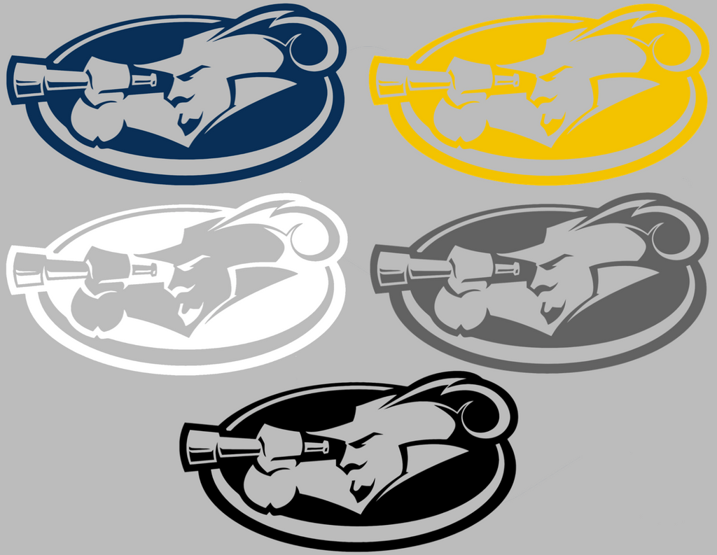 La Salle Explorers Retro Throwback Logo Premium DieCut Vinyl Decal PICK COLOR & SIZE