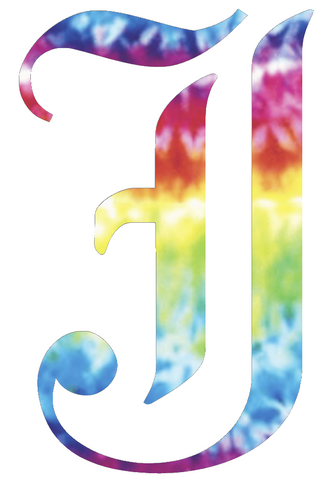 Jacksonville State Gamecocks J Logo Crucial Catch Cancer Tie Dye Vinyl Decal PICK SIZE