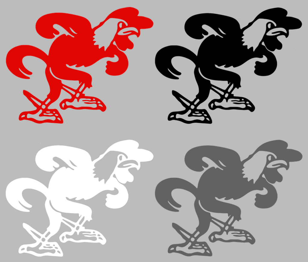 Jacksonville State Gamecocks Retro Throwback Logo Premium DieCut Vinyl Decal PICK COLOR & SIZE