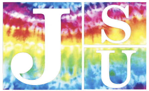 Jackson State Tigers Team Logo Crucial Catch Cancer Tie Dye Vinyl Decal PICK SIZE