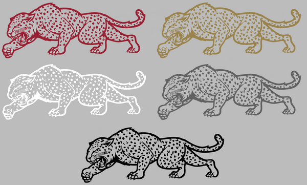 IUPUI Jaguars Retro Throwback Logo Premium DieCut Vinyl Decal PICK COLOR & SIZE