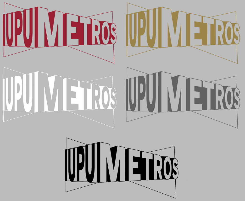 IUPUI Jaguars Retro Throwback Logo Premium DieCut Vinyl Decal PICK COLOR & SIZE