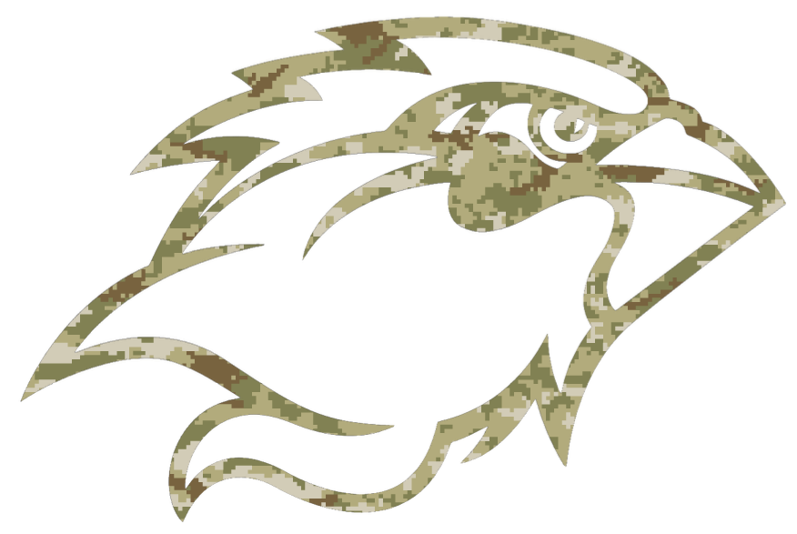 Lamar Cardinals Team Logo Salute to Service Camouflage Camo Vinyl Decal PICK SIZE