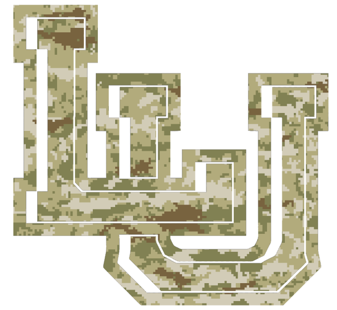Lamar Cardinals LU Logo Salute to Service Camouflage Camo Vinyl Decal PICK SIZE
