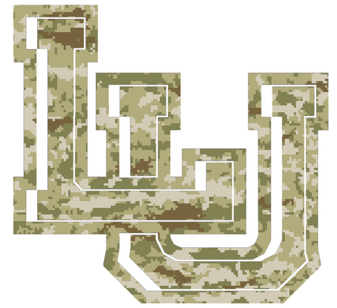 Lamar Cardinals LU Logo Salute to Service Camouflage Camo Vinyl Decal PICK SIZE