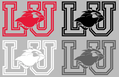 Lamar Cardinals Retro Throwback Logo Premium DieCut Vinyl Decal PICK COLOR & SIZE