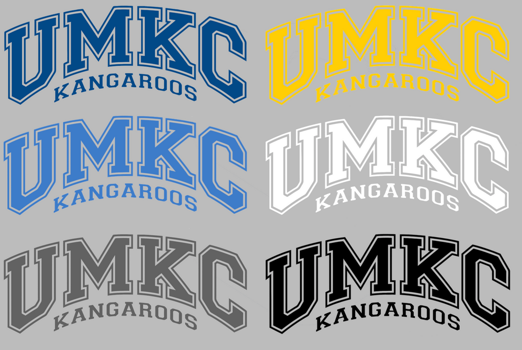 Kansas City Roos UMKC Logo Premium DieCut Vinyl Decal PICK COLOR & SIZE