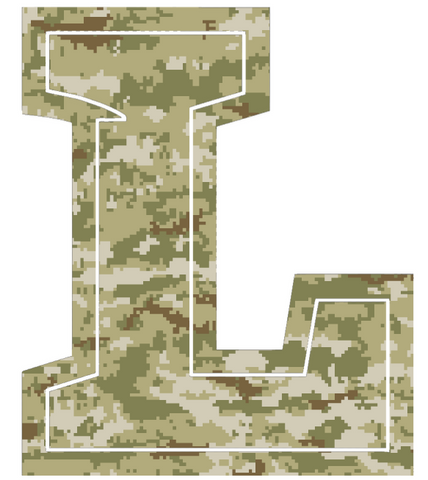 Lipscomb Bison Team Logo Salute to Service Camouflage Camo Vinyl Decal PICK SIZE