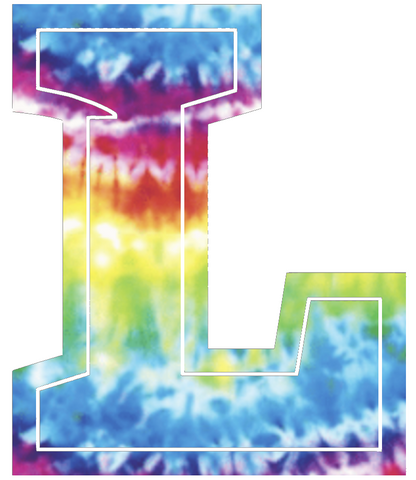 Lipscomb Bison Team Logo Crucial Catch Cancer Tie Dye Vinyl Decal PICK SIZE